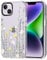 MOSNOVO Case for iPhone 14, [Buffertech 6.6ft Military-Grade Drop Protection] [Anti Peel Off Tech] Clear TPU Bumper Phone Case Cover Design - Wild Meadow