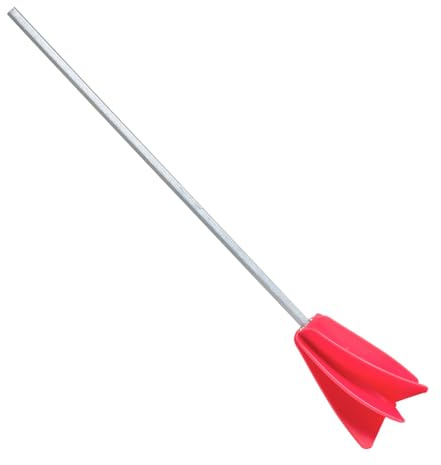 Edward Tools 5 Gallon Paint Mixer Drill Attachment - Quick Mix No Splash - Heavy Duty Plastic Mixer Head with Metal Hex Shaft for Standard 3/8” Drills - Resin Mixer,Epoxy Mixer in 5 Gallon Bucket