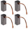 eMagTech 2 pares de escobillas de carbón de motor para motores de herramientas eléctricas 7x8x19mm Accesorios para herramientas eléctricas Piezas de repuesto para motores eléctricos