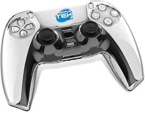 SIMPLETEK - Custodia di Protezione Compatibile per Controller PS5 | Trasparente e Antigraffio