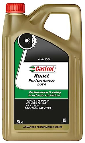 Castrol React Performance DOT 4 Bremsflüssigkeit, 5L