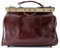 lePelou Arzttasche aus Leder, Vintage Arzttasche, Leder Doktortasche, Gladstone Tasche, Umhängetasche, Handtasche, Schultertasche (Dunkelbraun)