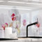 StickerProfis Küchenrückwand selbstklebend Glasoptik - ORCHIDEEN Ensemble - 1.8mm, Versteift, alle Untergründe, Hart PET Material, Premium 60 x 500cm