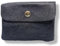 Générique Porte-Monnaie Femme en Cuir Irisé et Métallisé - Porte-Carte Brillant - 3 Compartiments - Étui RFID (Noir)