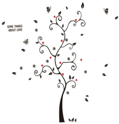 UPKOCH Zimmer Kunst Aufkleber Set Foto Rahmen Baum Aufkleber Für Familie Zimmer