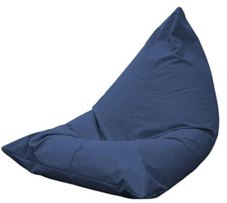 UGEFKMQ Fauteuil Pouf Poire Pouf Extérieur Imperméable Géant Rand Pouf Jeu Coussin Jeu Utilisation en Extérieur Résistant Aux Intempéries Flottant pour Piscine (sans Remplissage),Bleu,140 Cm * 110 Cm
