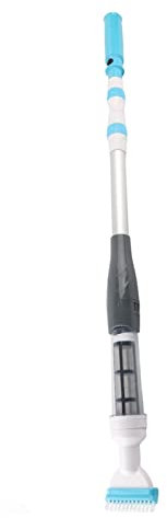 aspiradora de Piscina Aspirador eléctrico a Prueba de Agua for Piscina, Aspirador de Piscina Alimentado por batería, Herramientas de Limpieza de escalones (Color : Blue)