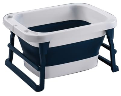 Baignoire Pliante pour Chien et Chat, Baignoire Multifonction avec Trou de vidange, Baignoire Portable pour Chaton