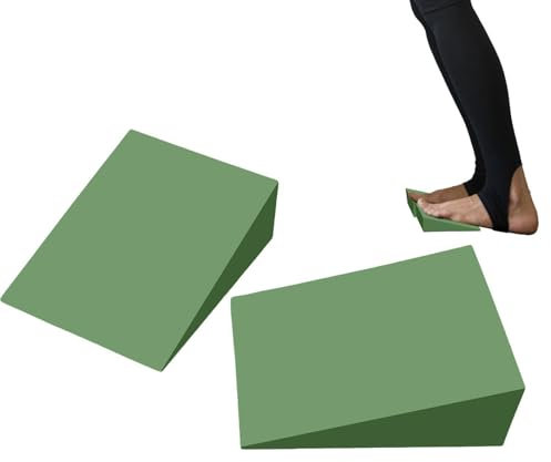 Squat Wedge Block | Rutschfeste Leichtgewichtige und tragbare Ferse Erhöhter Squat Wedge | Langlebige Yoga Blöcke für Heimtraining für Fitness, -up, Gewichtheben, Yoga für Männer und Frauen