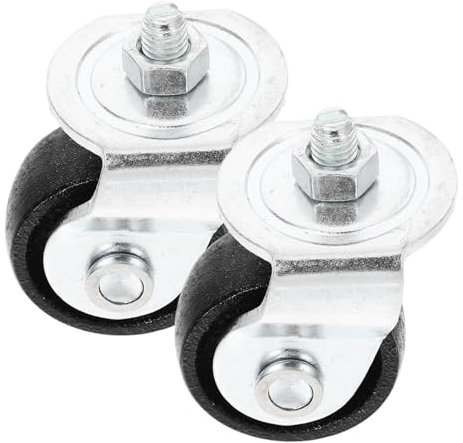CHILDWEET 2stücke Lenkrollen Ersatz Für Horizontales Wagenheberrad Für Doppelpumpen-wagenheber Robustes Stahlrad Als Reparatursatz Für Schwere Beanspruchung
