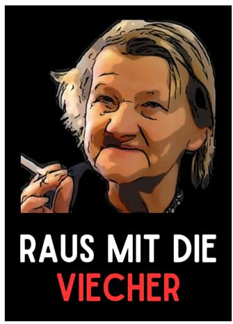 Generisch Raus Mit Die Viecher, Deutscher Spruch Aufkleber 5x, Familie Karin Ritter Norman, Köthen Sticker