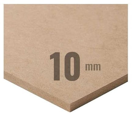 MDF Spessore 10 mm VARIE MISURE (1, cm 54x109)