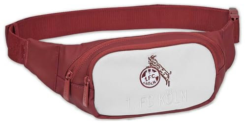 1. FC Köln Gürteltasche - Retro - Bauchtasche Bordeaux-weiß Tasche