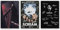 A Set Of 3 Scream Poster Movie Classic Horror Film Vintage Poster Für Zimmer, Ästhetische Leinwand-Wandkunst, Schlafzimmer-Dekor Poster 08x12inch(20x30cm)-3pcs