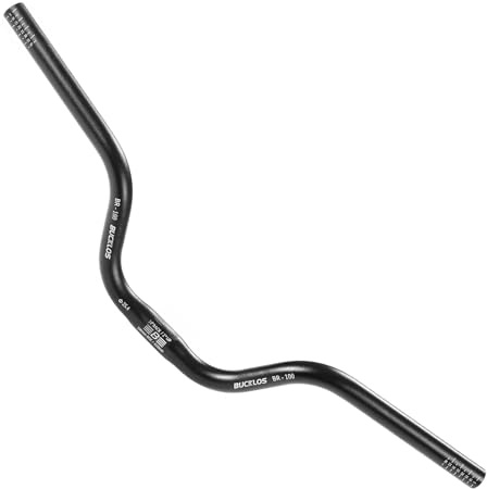 AEYINO Mountainbike fahrrad-Lenker 25,4/31,8 mm – 20/30/50/90/120 mm Rise | MTB-Lenker aus Aluminiumlegierung – 620/580/720/780 mm extra langer Fahrrad-Riser für E-Bikes, Klappräder und Downhill-Rennen