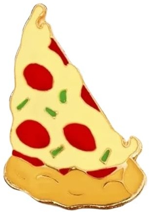 Hamburger-Pizza-Fries-Hot-Dog-Hähnchenschenkel-Pocheei-Enamel-Pin für Hut, Hemd & Jacke