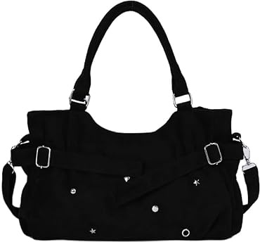 ALINUOYQ Retro Vintage Umhängetasche Damen Große Kapazität Tote Stoff | Schulter-3-Wege-Tragetasche, lockere Handtasche, Reise, Schule, Pendelverkehr, leichter Einsatz