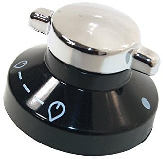 Genuine STOVES Oven Cooker Black/Silver Control Knob 082834826 081880326