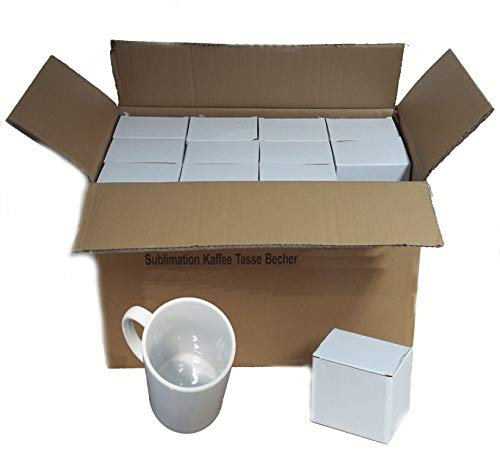Sublimation Lot de 36 Tasses à café tasse Blanc