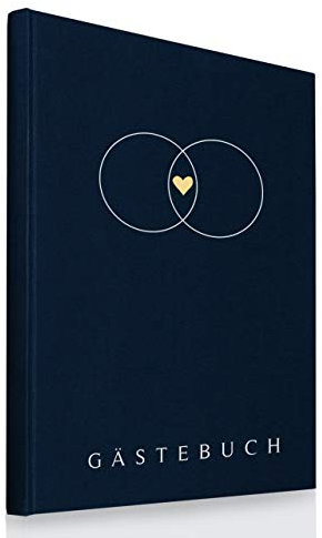 Gästebuch Hochzeit Serie Alan (Dunkelblau)