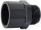 Plimat PVC Klebefitting 50 mm T-Stück Bogen Rohr Winkel Muffe Kappe Verschraubung (PVC Übergangsnippel 63/50mm x 1 1/4)