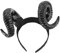 Large Horn Headband Black Devil Horn Hair Hoop Cosplay Ox Horn Hair Accessories for Party Halloween