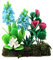 Melody jane Maison de Poupées Bleu Hyacinths & Roses Fleurs en au Sol Sol Herbe Jardin Accessoire