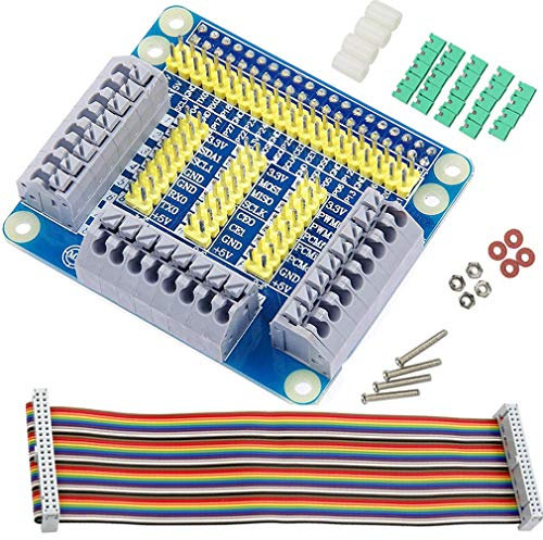 Youmile GPIO Expansion Board Raspberry Pi Shield para Raspberry PI 4B / 3B GPIO Extension Board Multi-función con Tornillos Accesorios para Raspberry Pi 3/2 DIY Kit