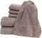 my cocooning Handtuch Set Stones 6-teilig Khaki | kuschelweich & saugfähig | 100% Baumwolle | 2X große Duschtücher (70x140cm) & 4X kleine Handtücher (50x90cm) | waschmaschinenfest