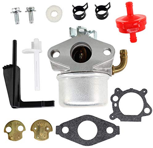 AISEN Carburateur Kit Filtre à Carburant Pour Motoculteur Craftsman Super BRONCO Troy Bilt Motoculteur Intek 190 6HP 206 OHV 6.5 HP Moteur 591299