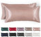 Blumtal Set di 2 federe seta - federa cuscino 50x70 in Raso - Protezione Capelli e Pelli Delicate, Morbidi e Antistatiche - 2 Pezzi con Chiusura a Busta, certificati Oeko-Tex - Rosa Polveroso