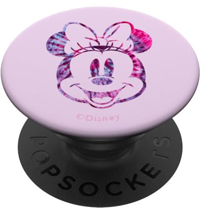 Disney Minnie Mouse Pink Tie Dye PopSockets Klebender PopGrip
