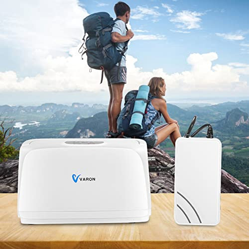 KKTECT Sauerstoffkonzentrator 3L/min 32,5%(±2,5%) Reine Sauerstoffmaschine Geräuscharmer Luftreiniger Dauerstrom Haushaltsauto für Zuhause und Reisen