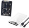 chenyang CY MSATA auf USB C Adapter,Dual MSATA Mini-SATA SSD Karte JOBD Raid0 Span Bridge auf USB C 2,5inch SATA Combo HDD Disk Drive Gehäuse