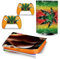 KACBRU Skin autocollant pour console PS5 Edition disque et 2 manettes en vinyle pour PS5 version 42488
