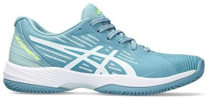 ASICS Damen Solution Swift FF Clay Sneaker, Gris Blue White, 37 EU
