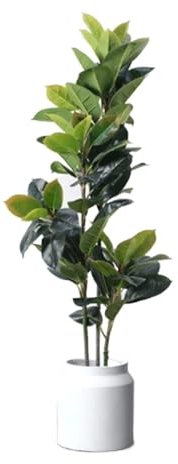 Kunstpflanze Künstliche Pflanzensimulation, Gummibaum, gefälschte Grünpflanze, Büro, Wohnzimmer, Innen- und Außendekoration Künstliche Pflanzen (Color : B, Size : 150cm)