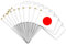50 Drapeau Japonais Petit Mât de Drapeau du Japon en Plastique Pour Compétition Internationale Soutien Fête Célébration Anniversaire Mariage Décoration École Jardin Mini Drapeaux