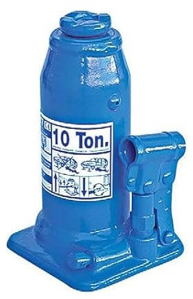 Generico CRIC SOLLEVATORE IDRAULICO A BOTTIGLIA 10 TON/10000KG OMCN 127