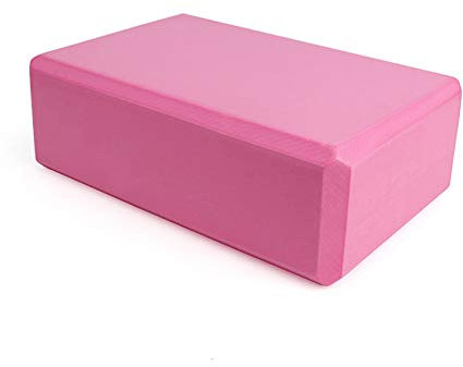 Yoga Block Yogablöcke Schaumstoffblöcke Pilates-Blöcke 2 Stück Set (Rosa)