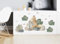 Osomhome - Wandtattoo Kinderzimmer - Wandtattoo Fuchs auf dem Fahrrad [80x40cm] | Wandtattoo Waldtiere, Wandtattoo Kinderzimmer Mädchen & Junge, Wandsticker Kinderzimmer, Wanddeko Babyzimmer | os7789