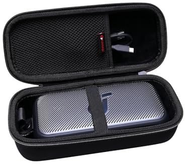 XANAD Hard Case Compatible with Bose Soundlink Flex or Soundcore Motion 300 Portable Bluetooth Speaker - Travel Protective Carrying Storage Case Bag(Black)