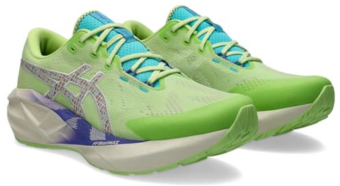 ASICS 1011C025-300 NOVABLAST 5 TR Uomo, Nature Bathing/Lime Green EU 46