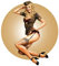 Auto Aufkleber 13 cm * 11 cm Auto Aufkleber Pinup Girl Vinyl Aufkleber Wasserdicht Autos Stoßstange Fenster Zubehör