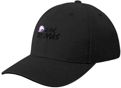 EIILHUED Taco Bell Live Mas Baseball Cap Snapback Cap Hat Derby Hut Frau Hut Herren