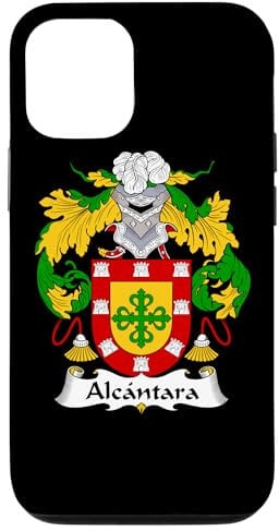 Hülle für iPhone 12/12 Pro Alcantara Wappen - Familienwappen