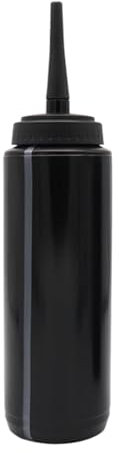 Aymzbd Botella de Agua de 1 L para Deportes, Ideal para Hockey Y Ciclismo, Negro
