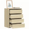 LLEZKBR Schränke & Aufbewahrung-Kommode Eckkommode Sonoma Eiche 60x41x76cm Holzwerkstoff