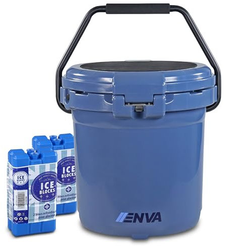 ENVA Passive Kühlbox - Ice Bucket - 18,9 L - 5 Gal + 4X Kühlakku