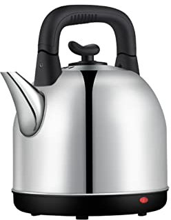 RBUDSPOLF Bouilloire À Eau Chaude Bouilloire Électrique À Ébullition Rapide 5L, Brossée, Base Séparée,Ion Contre L'Ébullition À Sec À Arrêt Automatique